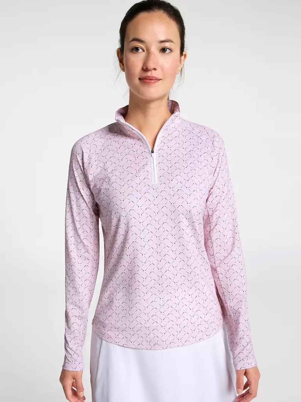 NWT Walter Hagen Performance 11 UV Suncover 1/4 Zip | Interwoven Clubs | XS